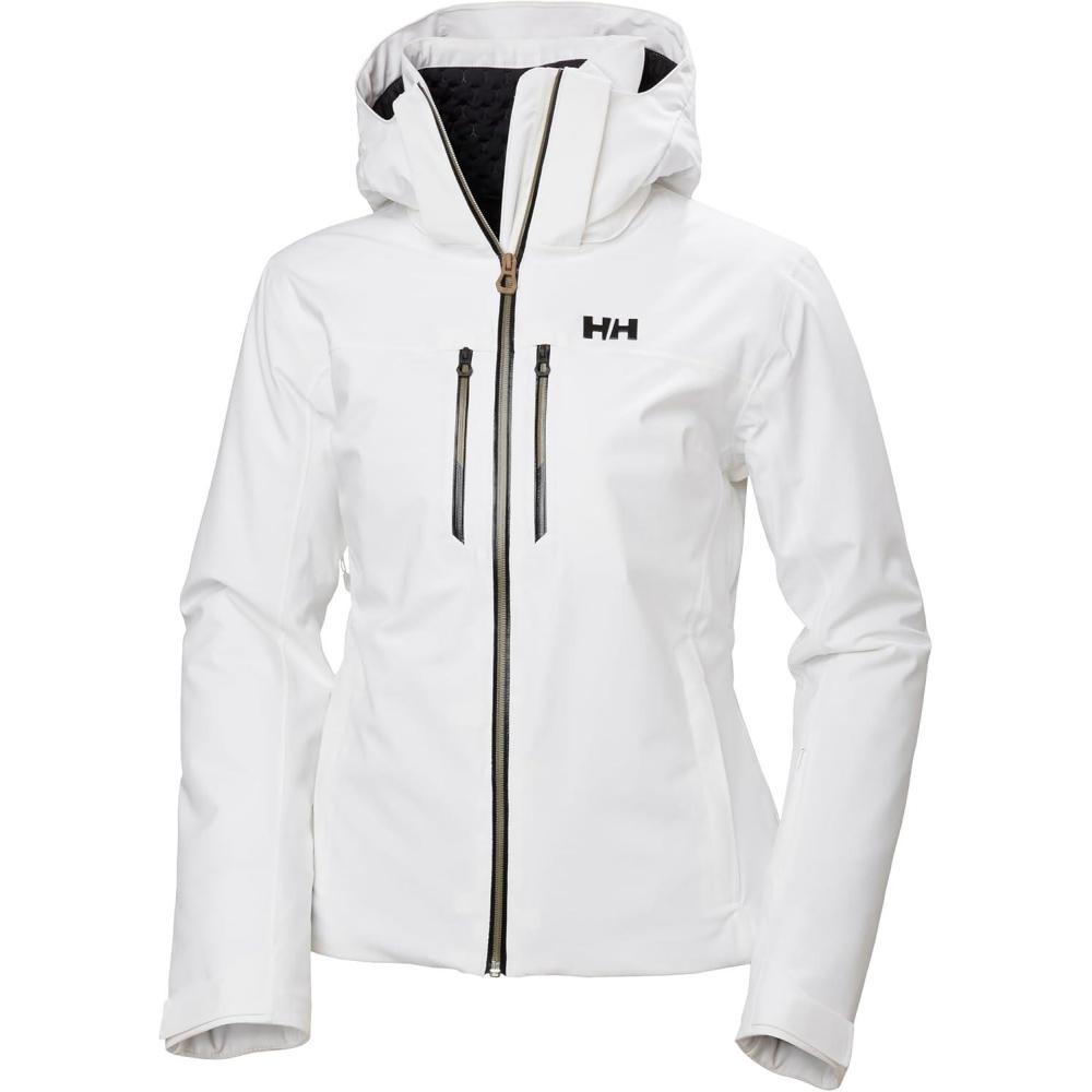 imageHelly Hansen Alphelia Lifaloft Ski Jacket Waterproof Winter Jackets for Women Insulated Warm Winter Coats003 White