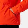 Helly-Hansen Nora Short Puffy Jacket For Women, Skiing-Jackets, Seam Sealed, Insulated Baffles, Brushed Lining Pockets(147 Cherry Tomato)