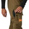 Helly-Hansen Sogn Bib Cargo Ski Pants – Men’s Waterproof Insulated Skiing-Pants, Adjustable Fit, Breathable Fabric(718 Sepia)