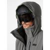 Helly-Hansen Steilhang 2.0 Jacket Mens Skiing-Jackets: Seam Sealed, 4-Way Stretch, Ventilated, With Dual Chest Pockets(876 Concrete)
