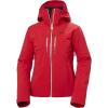 Helly Hansen Alphelia Lifaloft Ski Jacket – Waterproof Winter Jackets for Women – Insulated Warm Winter Coats(163 Red)