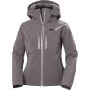 Helly Hansen Alphelia Lifaloft Ski Jacket – Waterproof Winter Jackets for Women – Insulated Warm Winter Coats(656 Sparrow Grey)