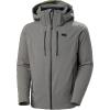 Helly-Hansen Steilhang 2.0 Jacket Mens Skiing-Jackets: Seam Sealed, 4-Way Stretch, Ventilated, With Dual Chest Pockets(876 Concrete)