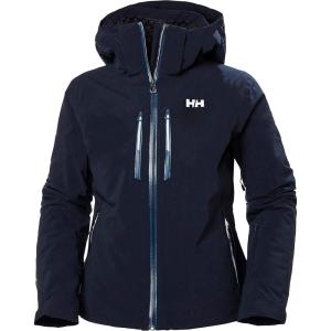 Helly Hansen Alphelia Lifaloft Ski Jacket – Waterproof Winter Jackets for Women – Insulated Warm Winter Coats(599 Navy)