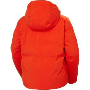 Helly-Hansen Nora Short Puffy Jacket For Women, Skiing-Jackets, Seam Sealed, Insulated Baffles, Brushed Lining Pockets(147 Cherry Tomato)