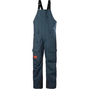 Helly-Hansen Sogn Bib Cargo Ski Pants – Men’s Waterproof Insulated Skiing-Pants, Adjustable Fit, Breathable Fabric(574 Midnight)
