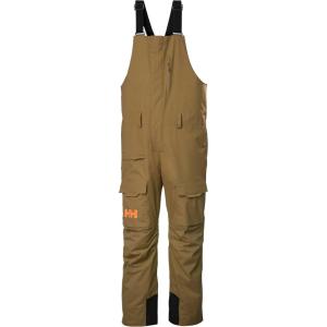 Helly-Hansen Sogn Bib Cargo Ski Pants – Men’s Waterproof Insulated Skiing-Pants, Adjustable Fit, Breathable Fabric(718 Sepia)