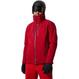 Helly-Hansen Steilhang 2.0 Jacket Mens Skiing-Jackets: Seam Sealed, 4-Way Stretch, Ventilated, With Dual Chest Pockets(162 Red)