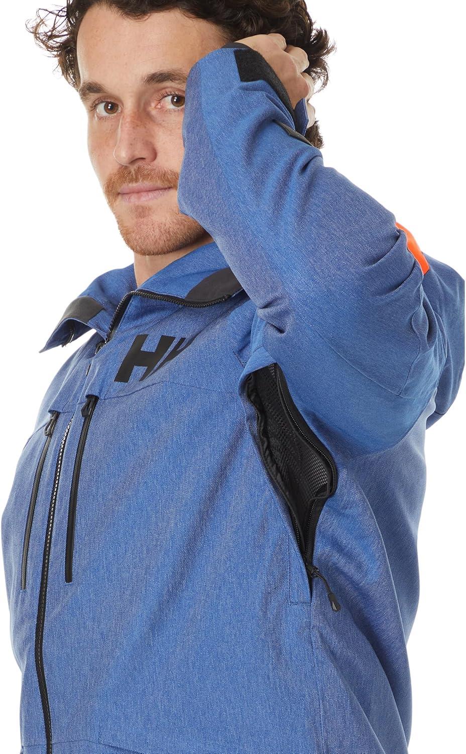 imageHellyHansen Mens Garibaldi 20 Insulated Ski Jacket607 Deep Fjord Denim