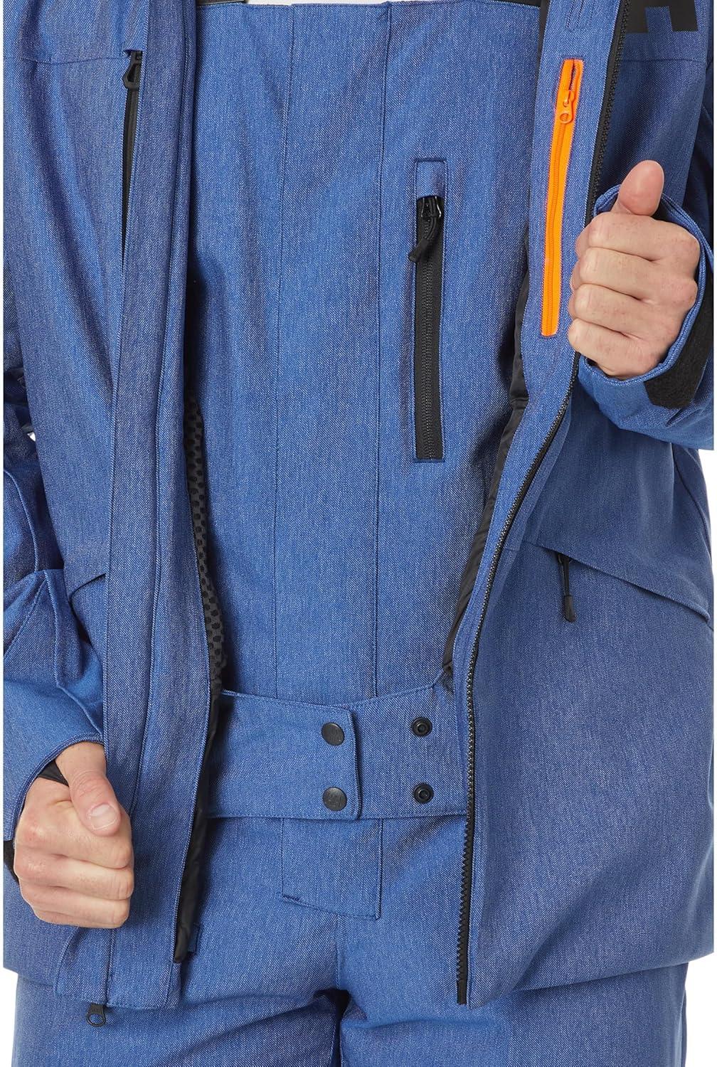 imageHellyHansen Mens Garibaldi 20 Insulated Ski Jacket607 Deep Fjord Denim