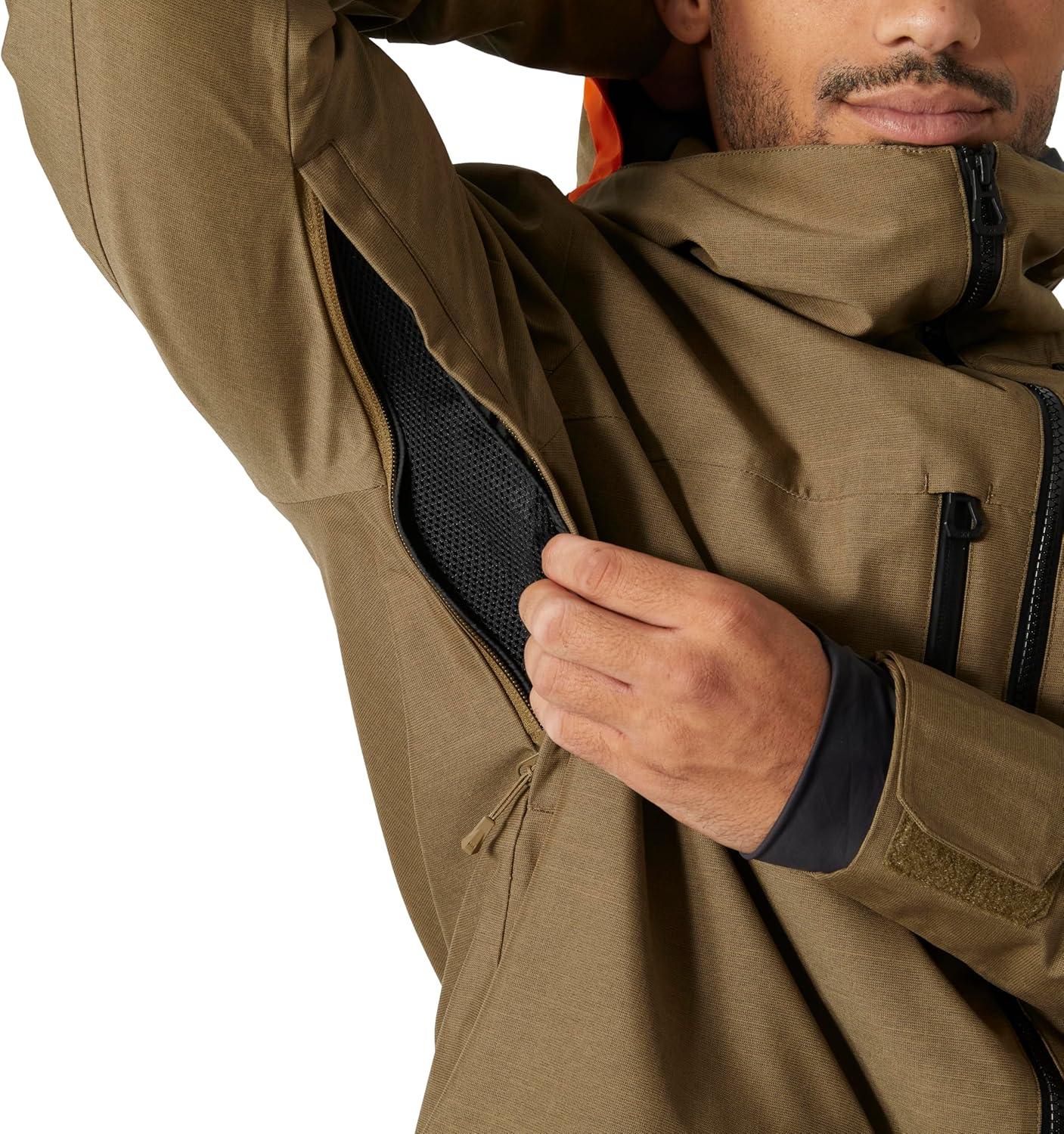 imageHellyHansen Mens Garibaldi 20 Insulated Ski Jacket718 Sepia