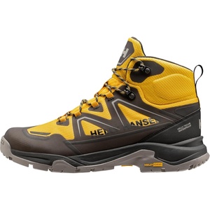 Helly Hansen Men’s Cascade Mid Helly Tech Waterproof Breathable Lightweight Hiking Boots(344 Essential Yellow/Black)
