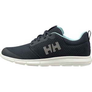 Helly Hansen Feathering Women’s Lightweight Shoe, Stylish & Durable Sneakers for Active Lifestyle & Everyday Comfort(597 Navy/Glacier Blue/Off White)