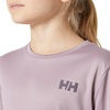 Helly Hansen Junior Unisex Hh Tech Ls Crew(676 Purple Clay)