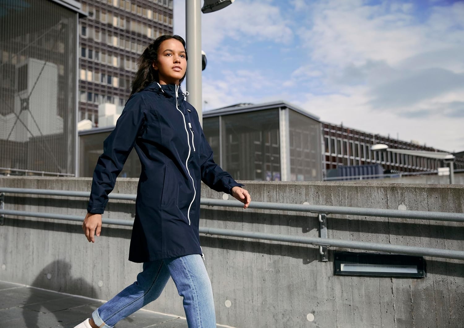 image:imageHelly Hansen Long Belfast JacketNavy