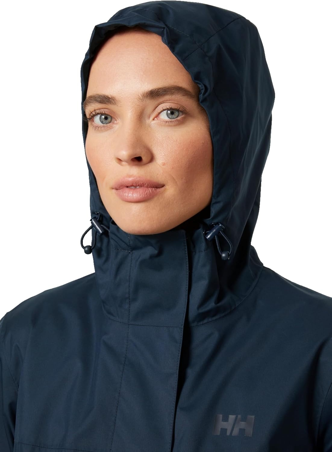 image:imageHellyHansen W Vancouver Rain Jacket Waterproof Breathable Womens Jacket Lightweight Outdoor Rain JacketNavy