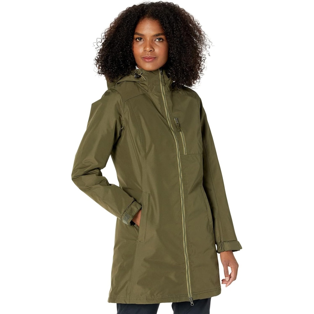 image:imageHelly Hansen Long Belfast JacketUtility Green