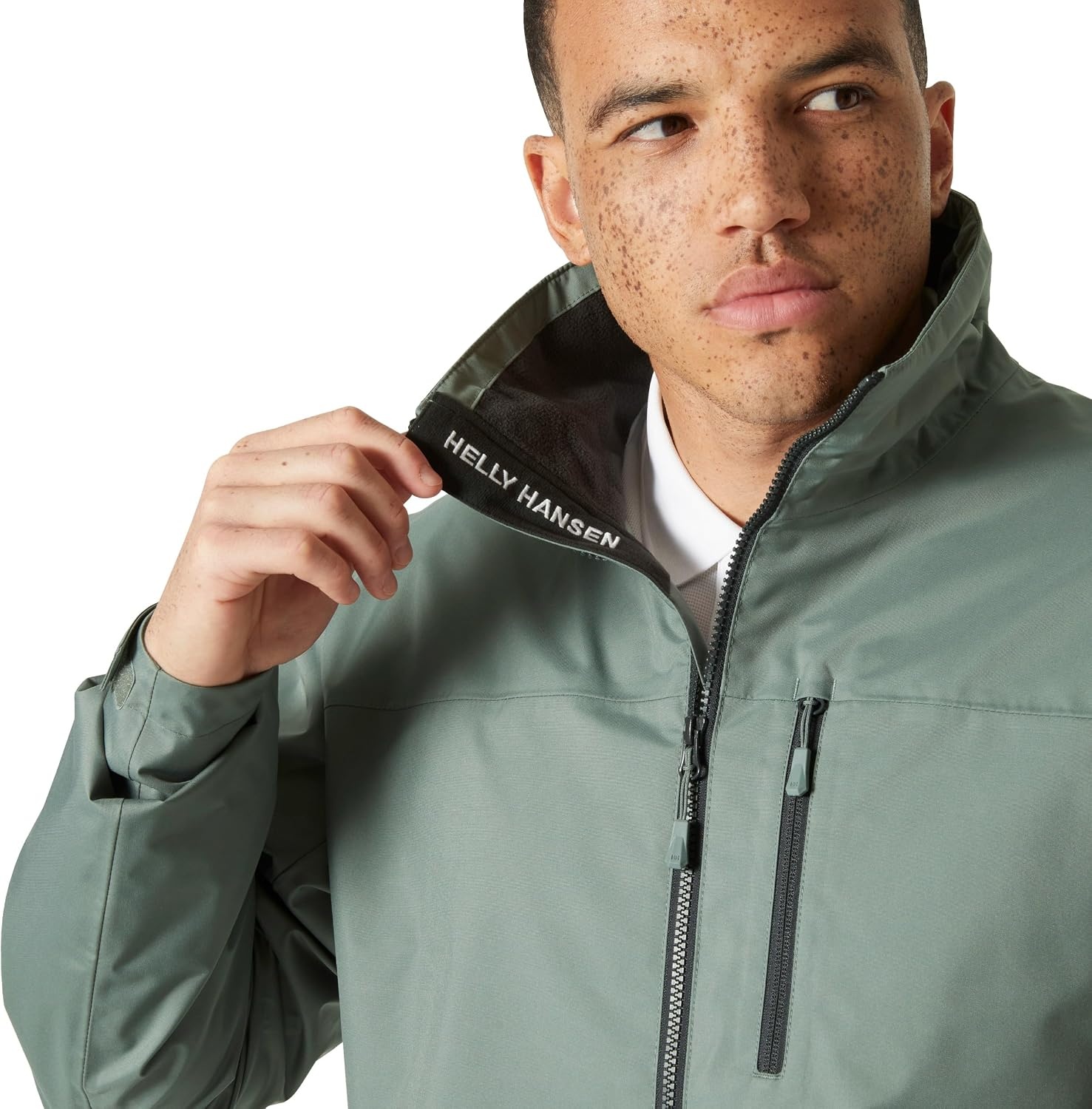 image:imageHelly Hansen Crew Sailing Jacket 20485 Grey Cactus